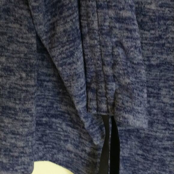 Zac and Rachel Sweatshirt Women's Sz L Blue Sdjustable Sleeve Pullover - Picture 5 of 11